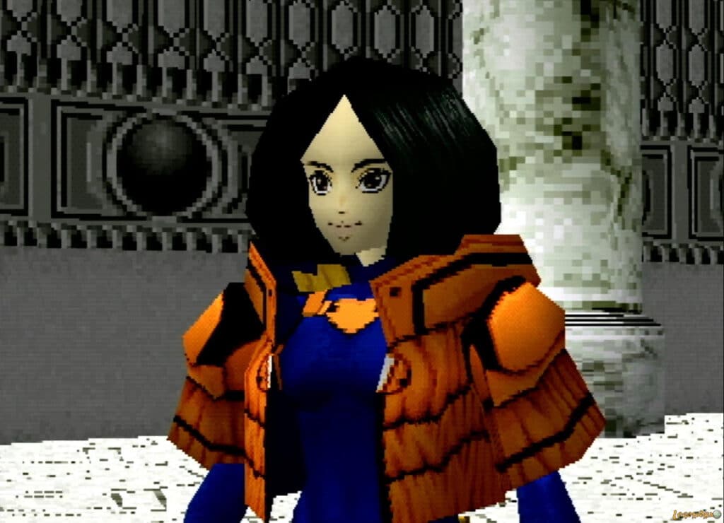 Screen shot from Alita video game, Gunnm: Martian Memory.